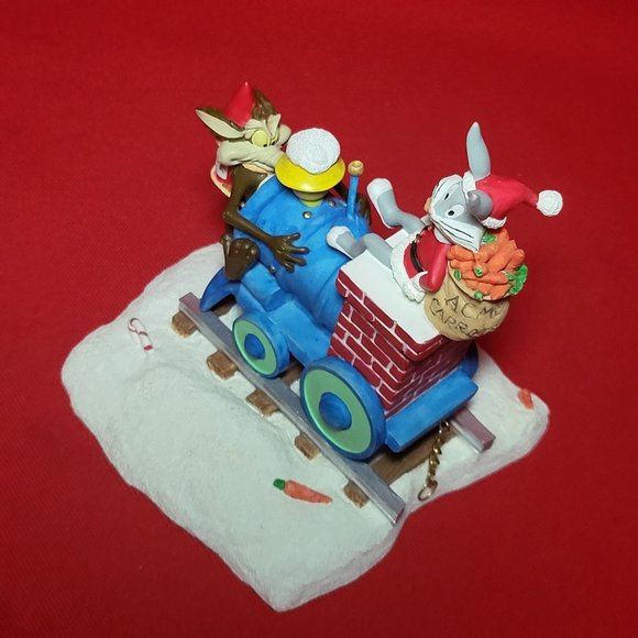 VTG Looney Tunes Christmas Express Train Bugs Bunny Wily E Coyote Road Runner - Picture 8 of 15